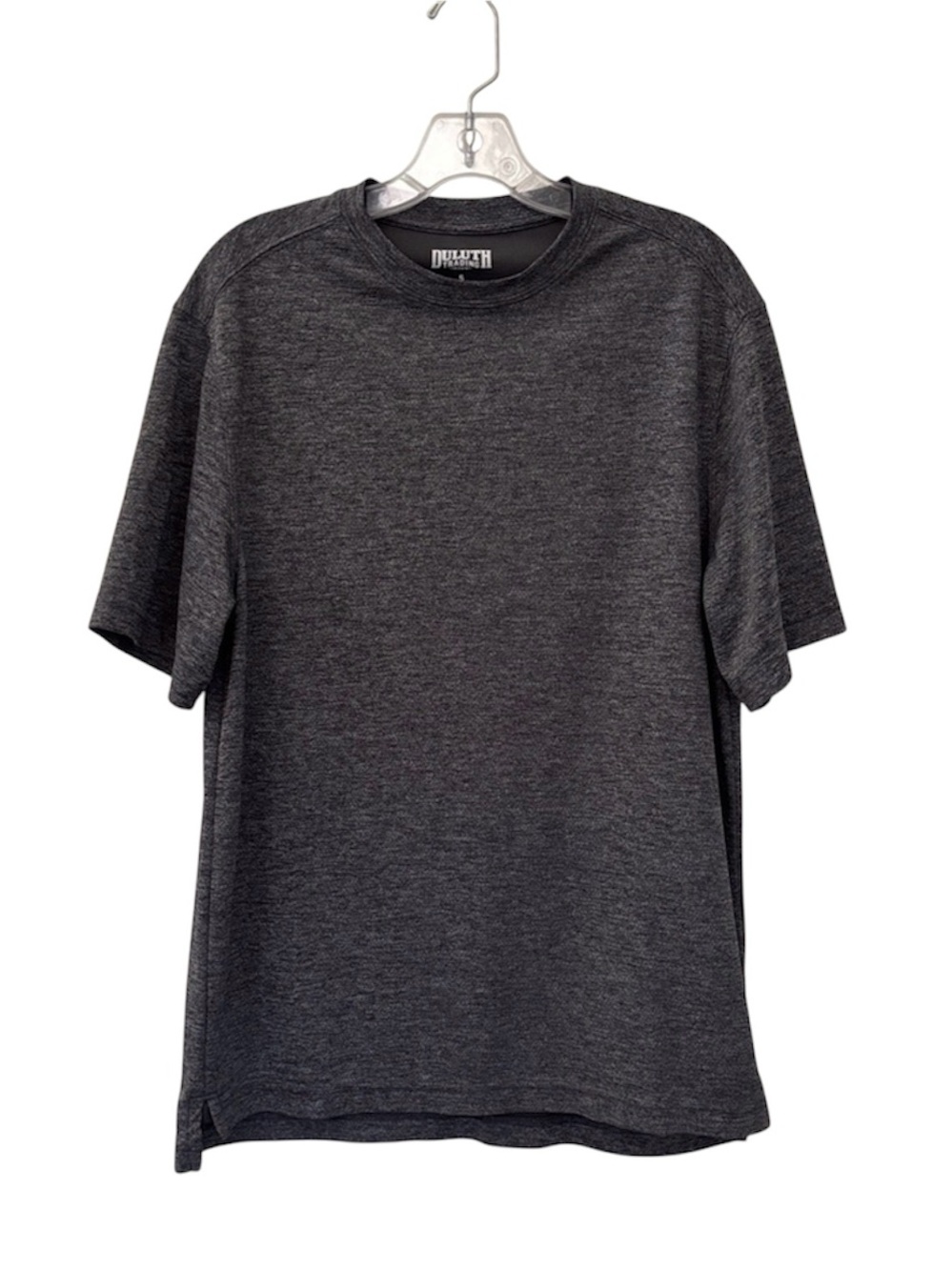 Duluth Trading Company Heathered Gray Performance T-Shirt